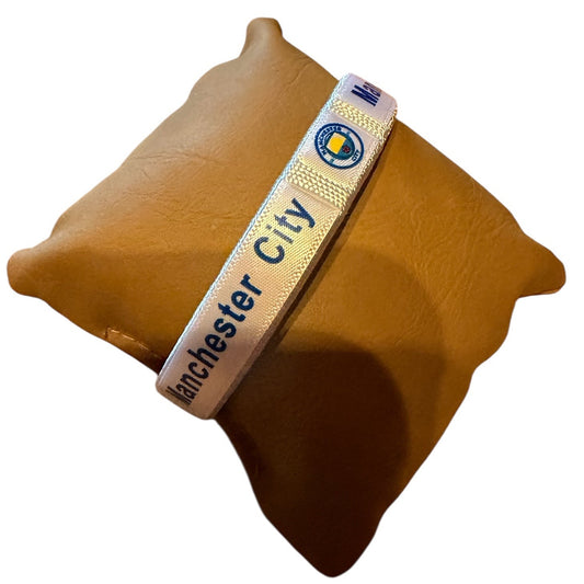 Bracelet tissus Manchester City